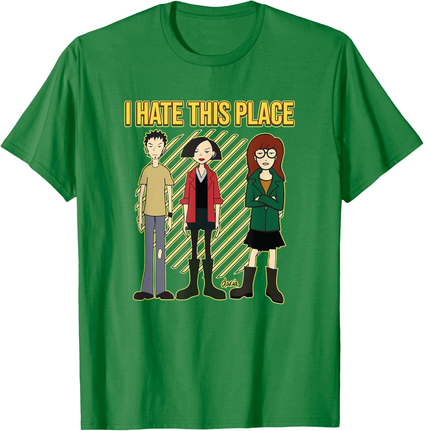 Mademark x Daria I Hate This Place T-Shirt for Stylish Comfort - 17