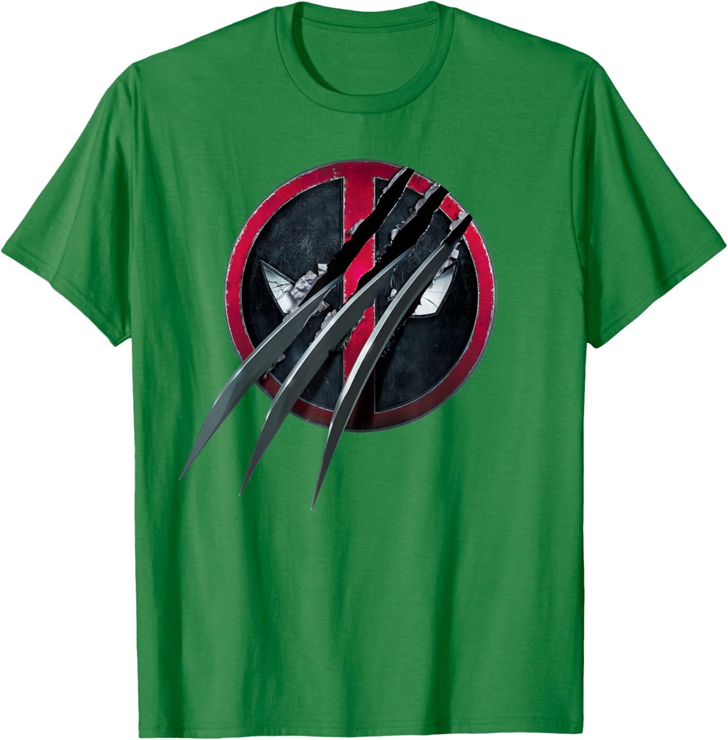 Deadpool and Wolverine Icon T-Shirt with Claws for Marvel Fans - 14
