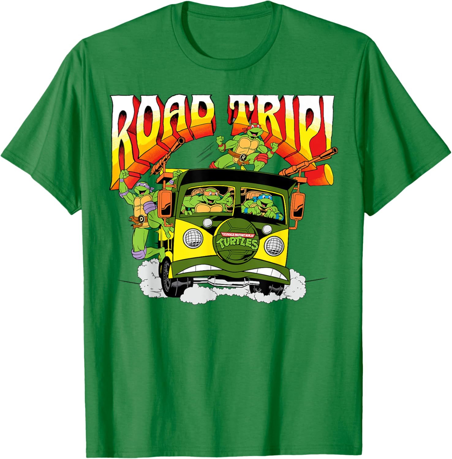 Mademark Teenage Mutant Ninja Turtles Retro Party Wagon T-Shirt - 9