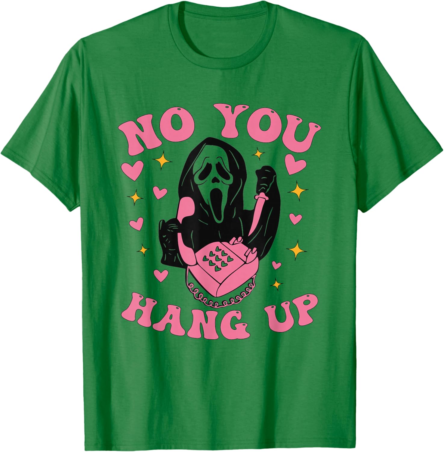 Funny Ghost Calling Halloween Costume T-Shirt Perfect for Spooky Fun - 3