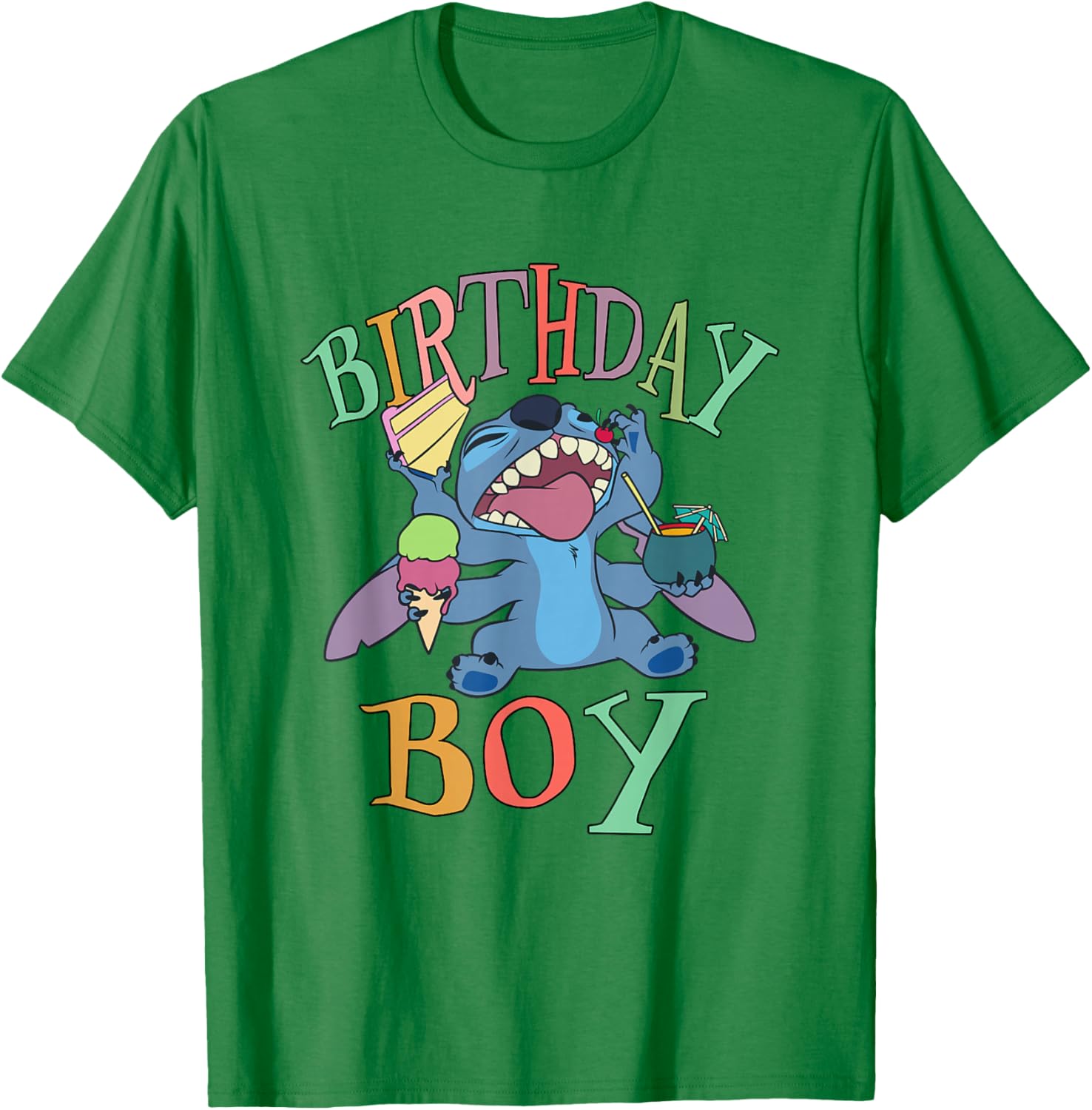 Disney Lilo and Stitch Birthday Boy T-Shirt with Fun Stitch Design - 10