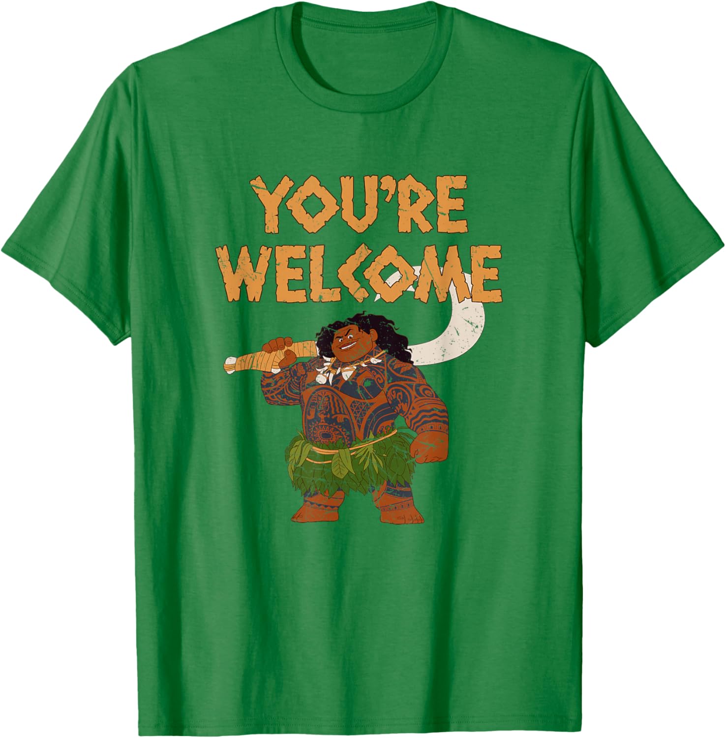 Disney Moana Maui You're Welcome Retro Logo T-Shirt for Fans - 6