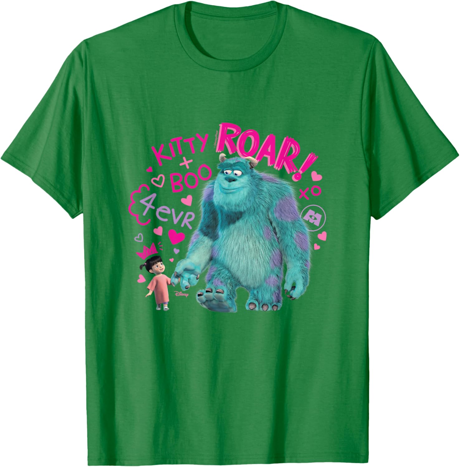 Monsters Inc Kitty and Boo Forever T-Shirt for Kids and Adults - 16