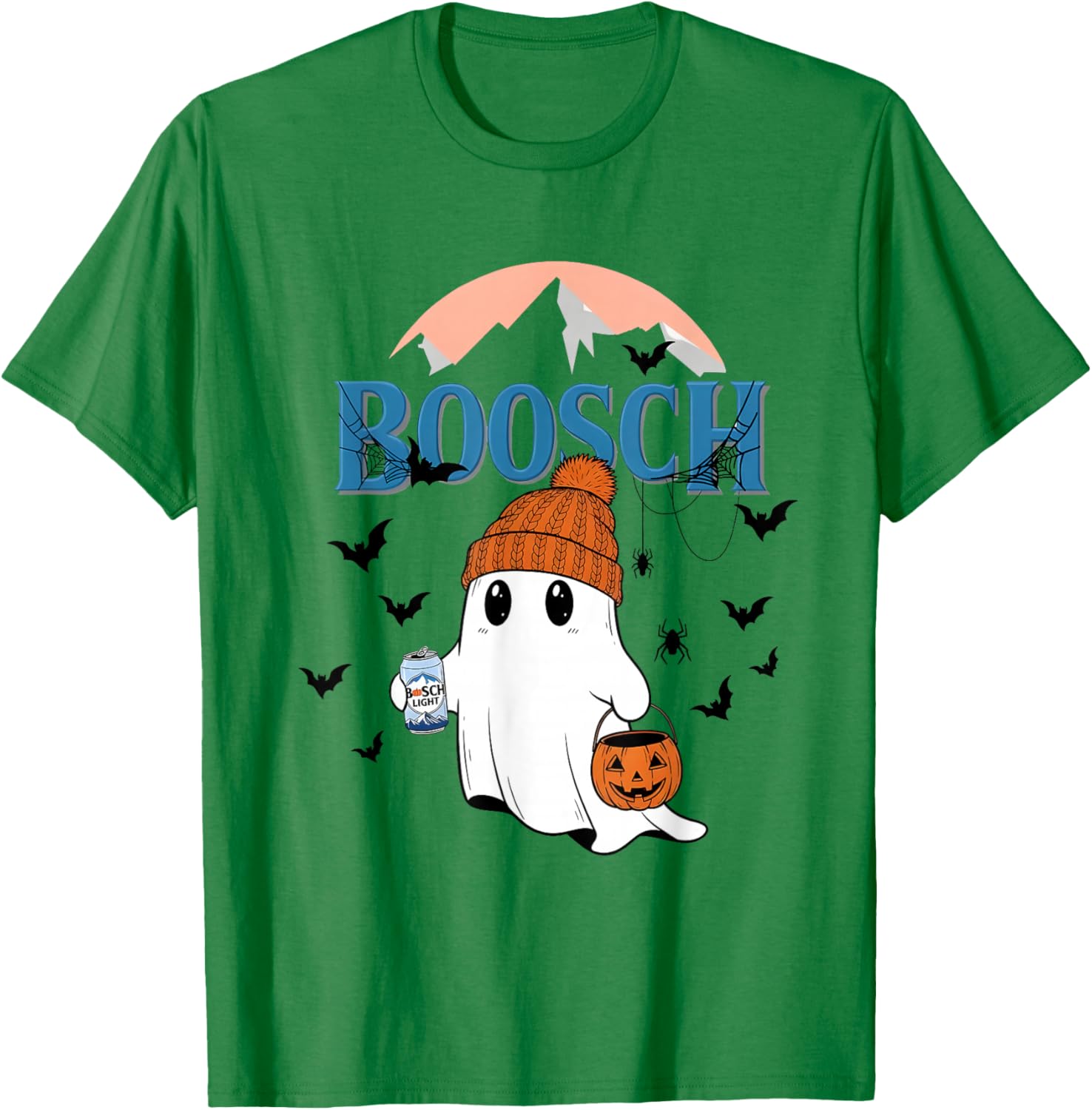 Cute Ghost Beer Pumpkins Halloween T-Shirt for Fun Holiday Spirit - 17