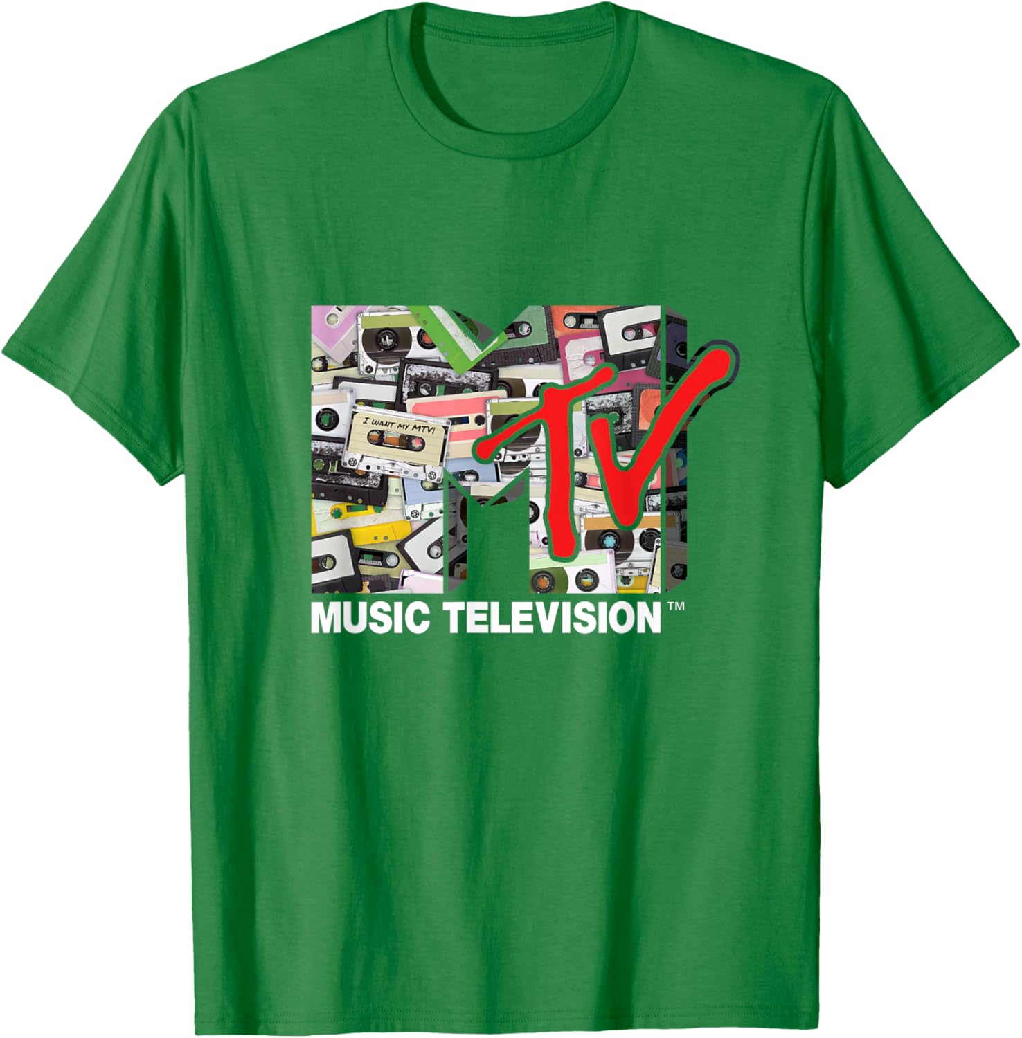 Mademark x MTV Retro 80s Cassette Tapes Remix T-Shirt for Vintage Style - 17