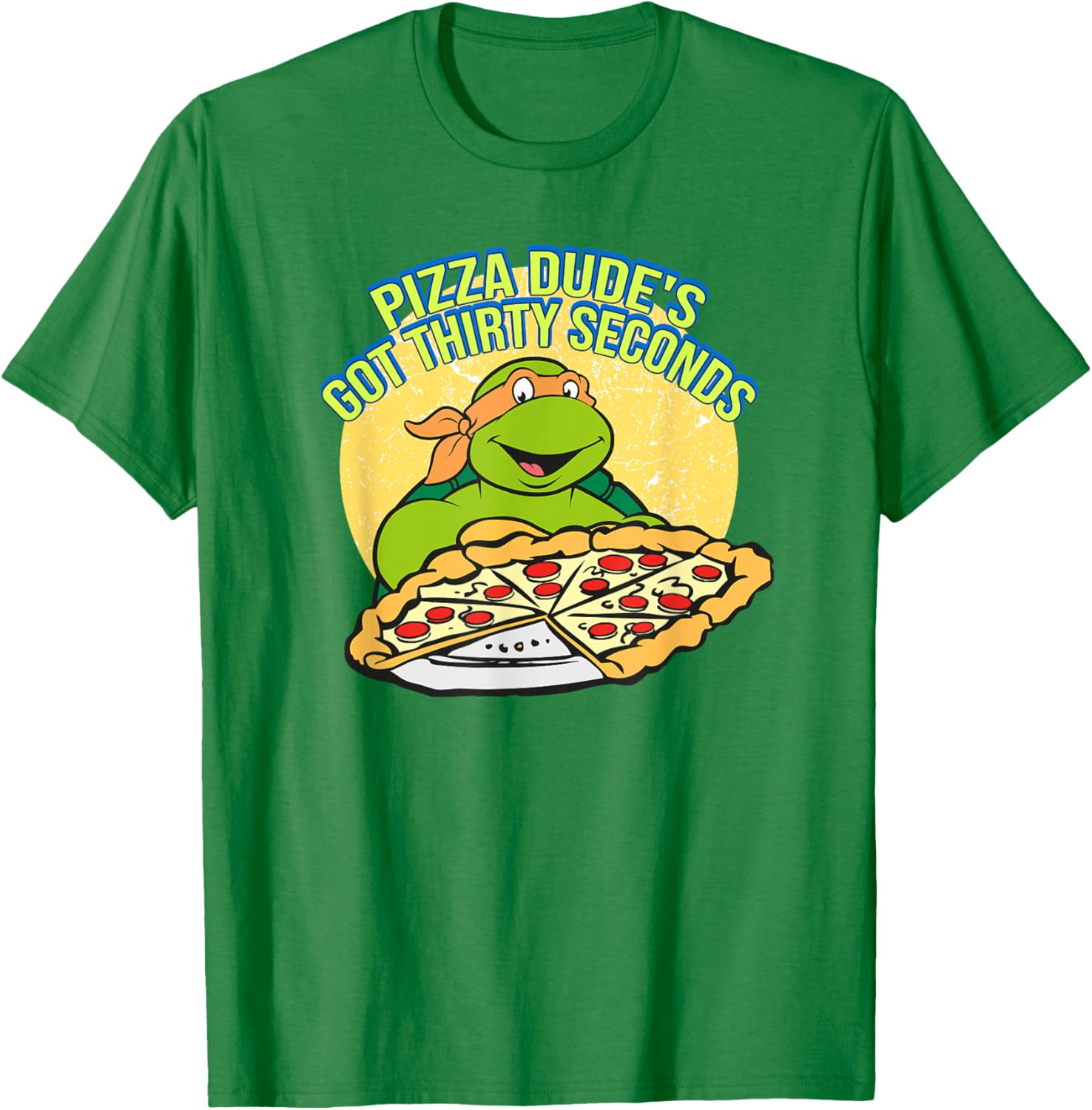 Mademark Teenage Mutant Ninja Turtles Michelangelo Pizza Dude T-Shirt - 4