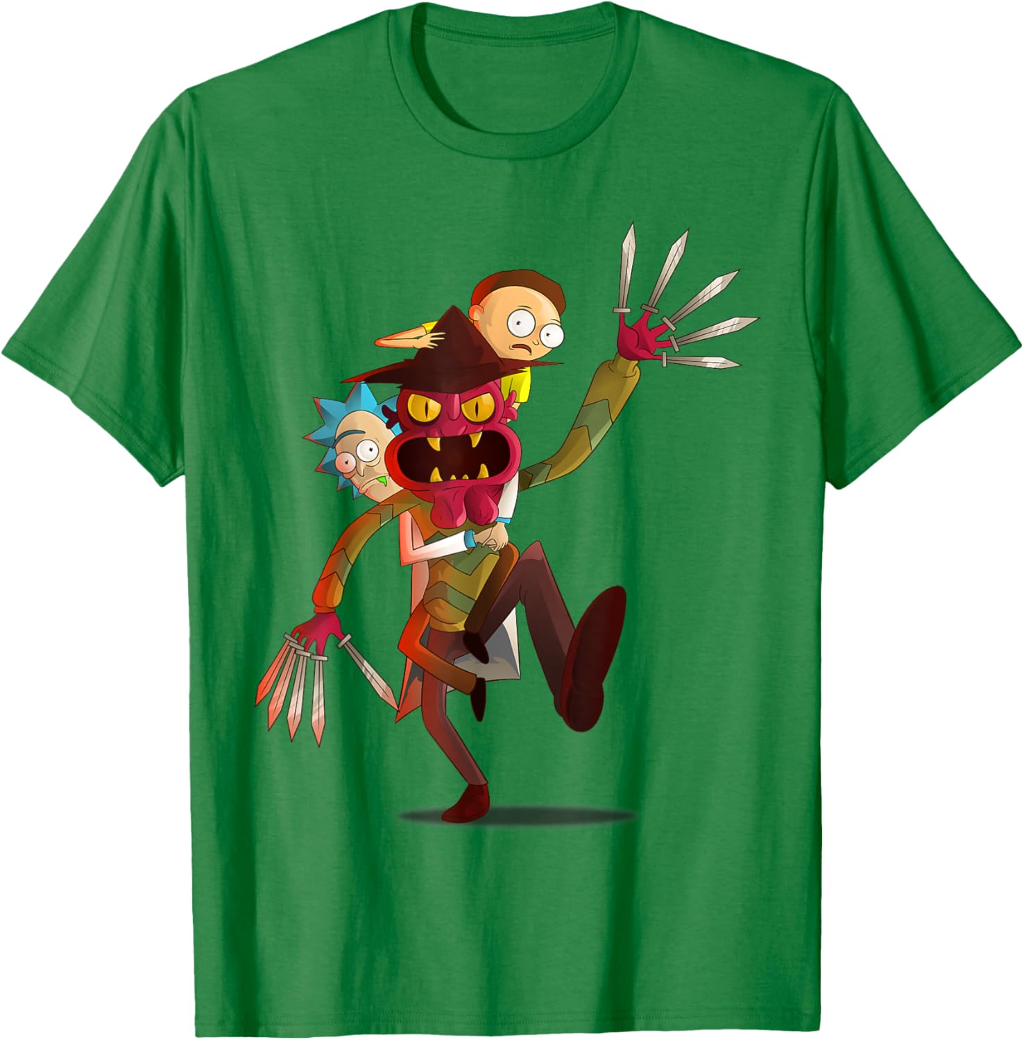 Mademark Rick and Morty Nightmare on Scary Street T-Shirt for Fans - 15