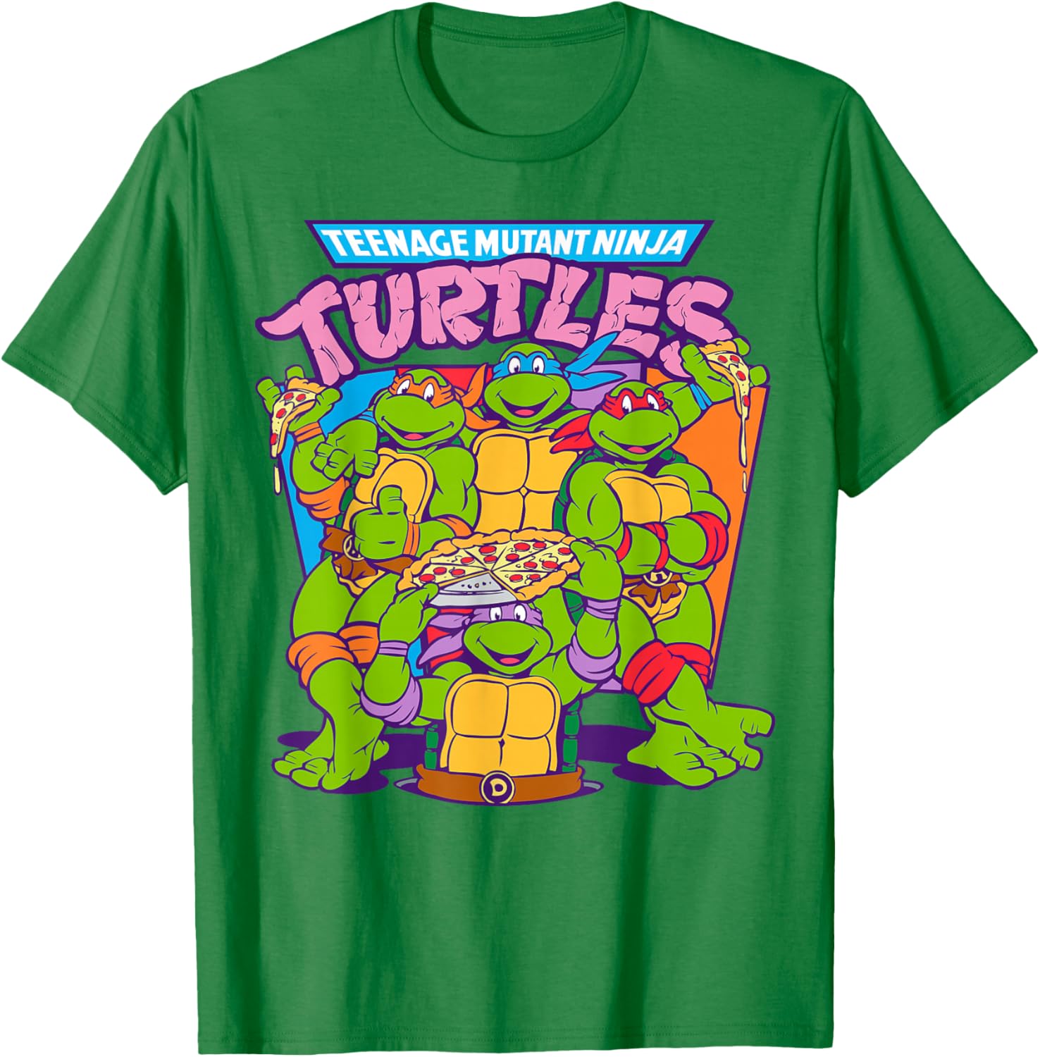 Teenage Mutant Ninja Turtles Pizza and Smiles T-Shirt for Kids - 10