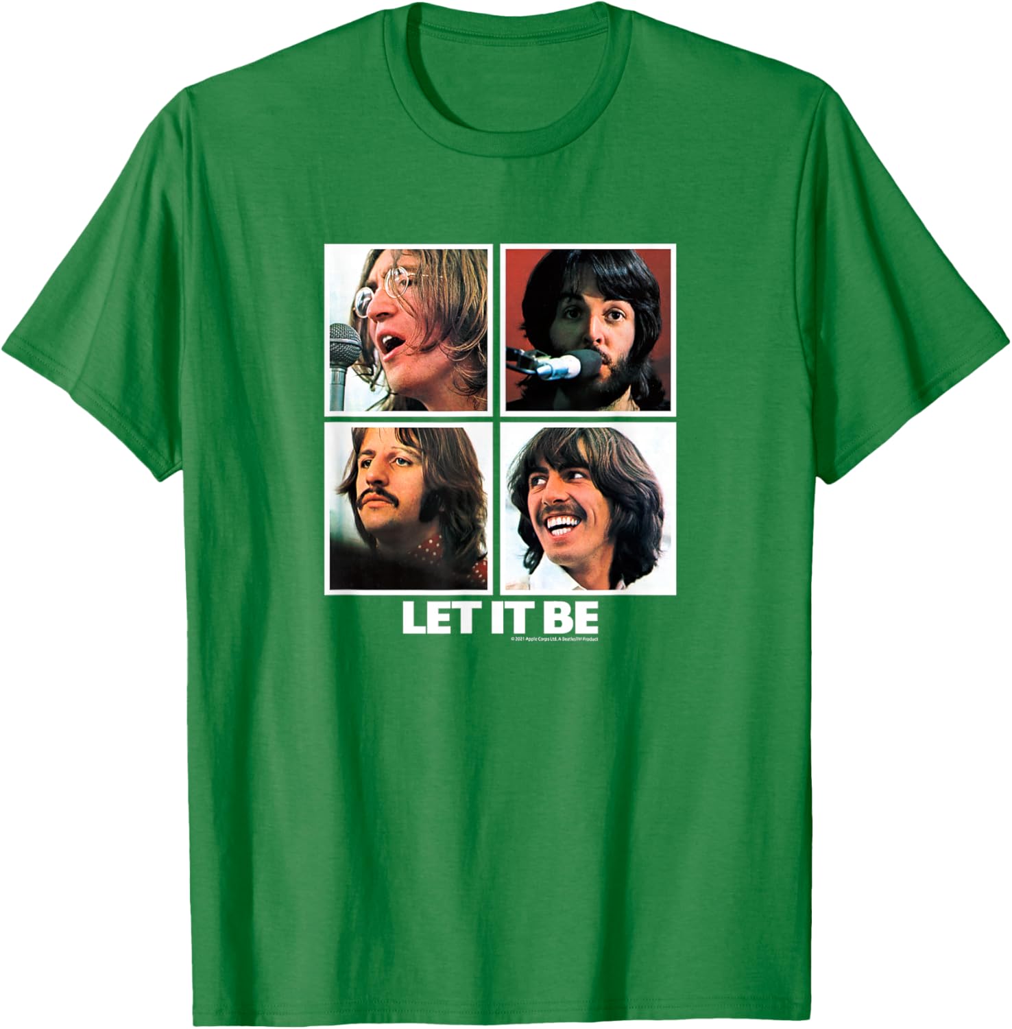 The Beatles Let it Be Square T-Shirt for Music Lovers and Fans - 5