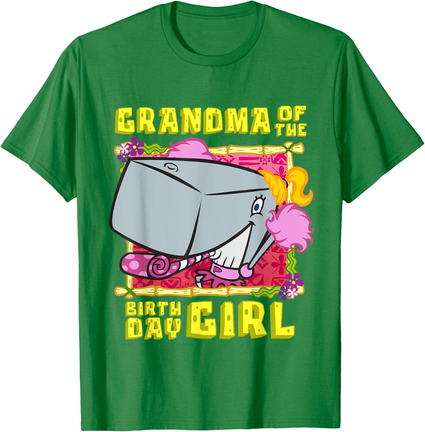 SpongeBob Pearl Grandma T-Shirt for Birthday Girls - Fun Grandmother Gift - 3