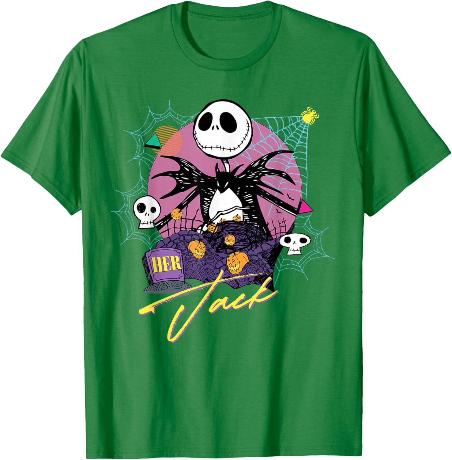 Disney The Nightmare Before Christmas Matching Her Jack T-Shirt for Fans - 21