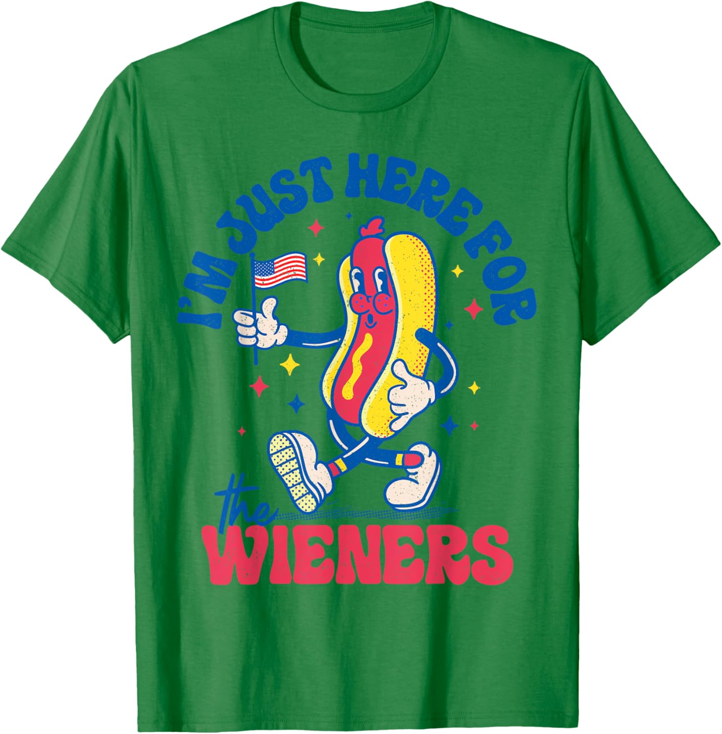 Funny Hot Dog Wieners T-Shirt for 4th of July - Men, Women, Kids - 2