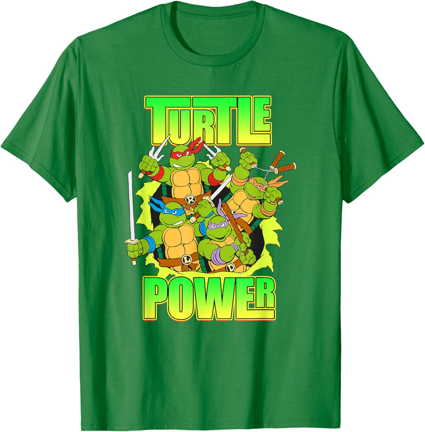 Mademark Teenage Mutant Ninja Turtles Retro Turtle Power T-Shirt - 18