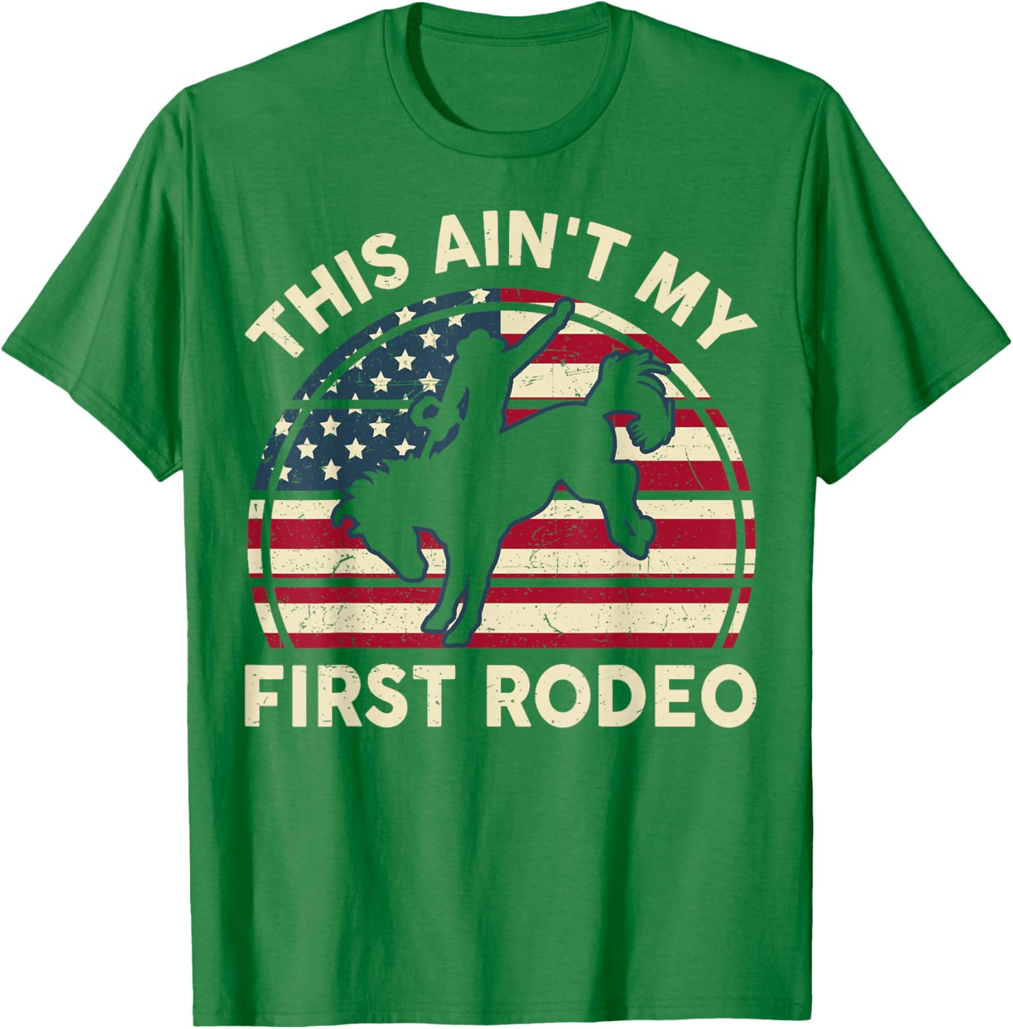 Funny Cowboy Western This Ain't My First Rodeo Horse Riding T-Shirt - 20