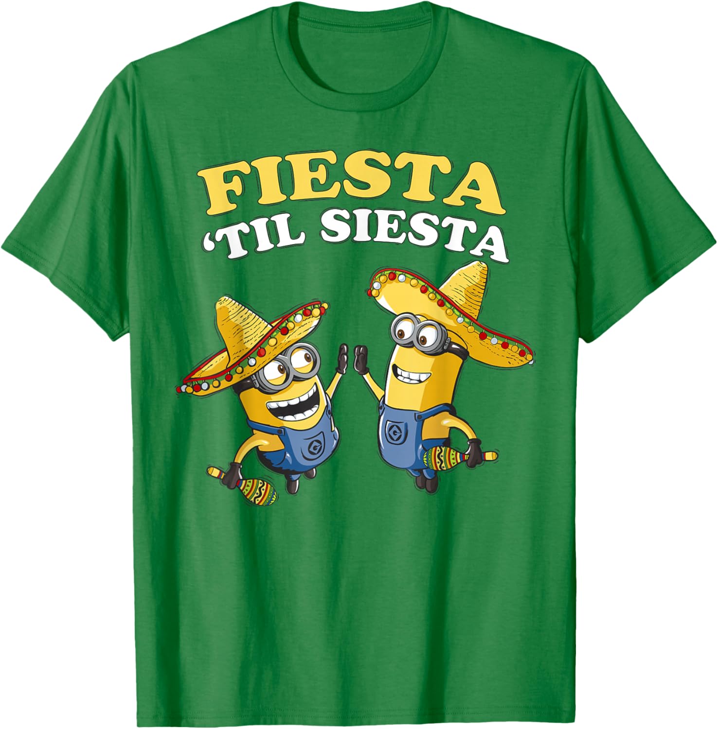 Despicable Me Minions Fiesta Til Siesta Fun Graphic T-Shirt for Fans - 9