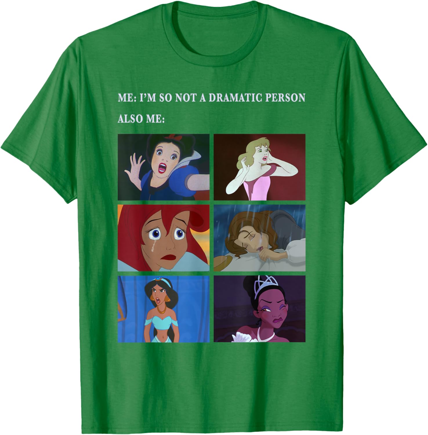 Disney Princess Not Dramatic Meme Panel T-Shirt for Fun Fashion Fans - 10