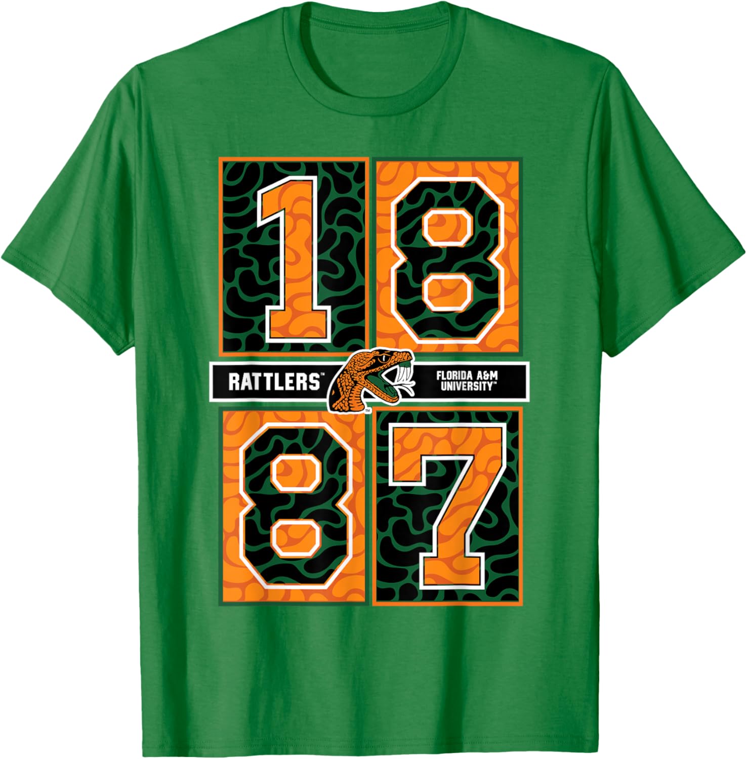 Florida A&M University Rattlers Concrete Date HBCU T-Shirt for Fans - 2