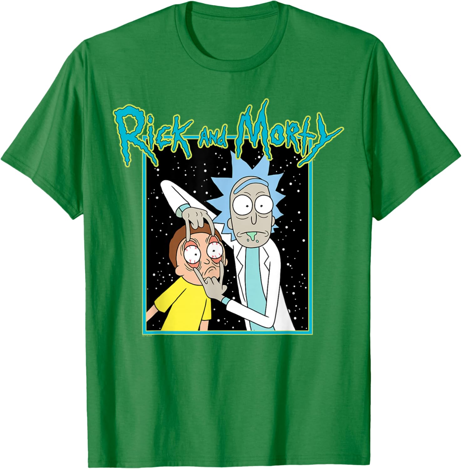Rick and Morty Space Look Morty T-Shirt for Trendy Cartoon Style - 11