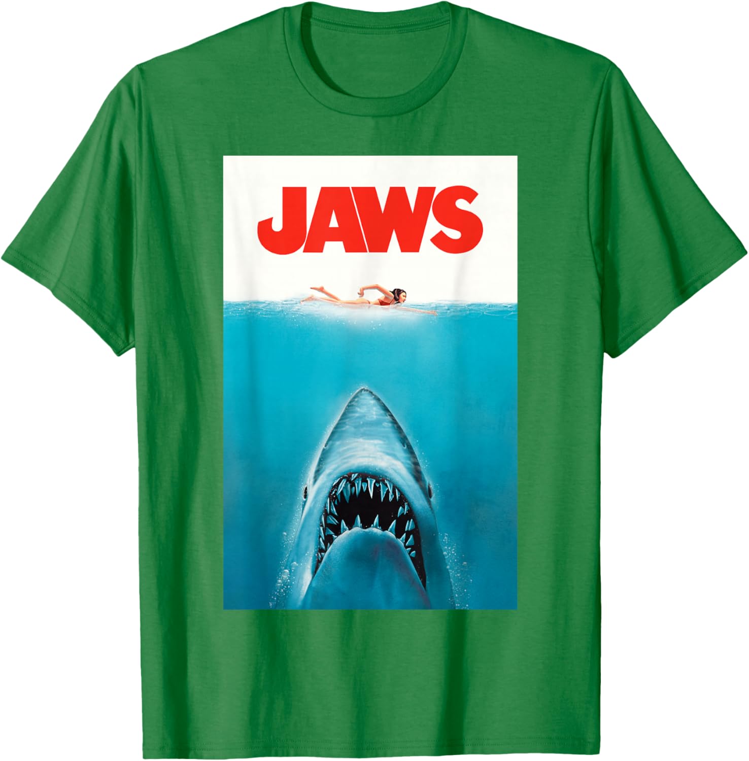 Jaws 50th Anniversary Classic T-Shirt with Front and Back Artwork - 7