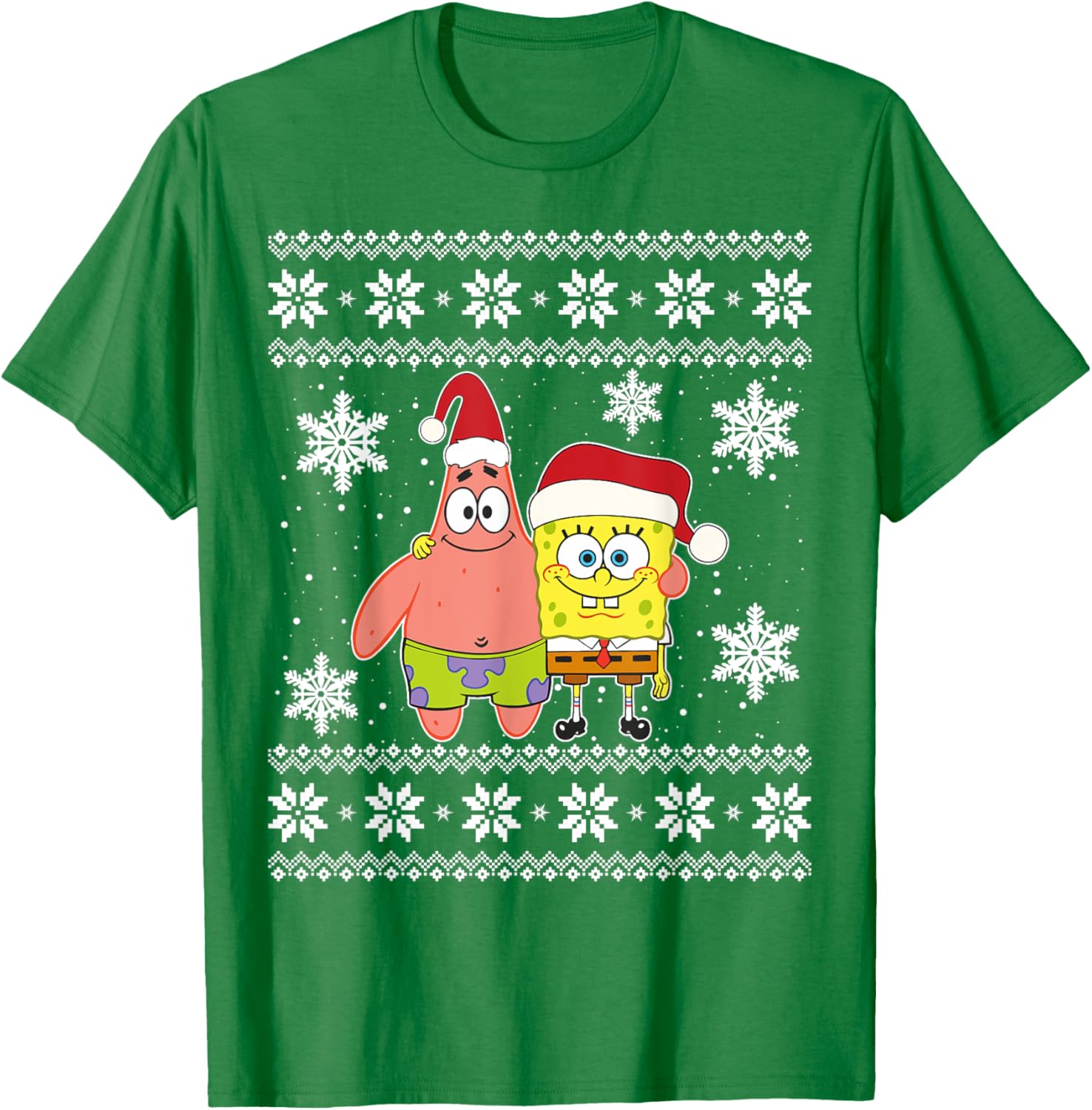 Mademark x SpongeBob SquarePants Best Friends Christmas Graphic T-Shirt - 15