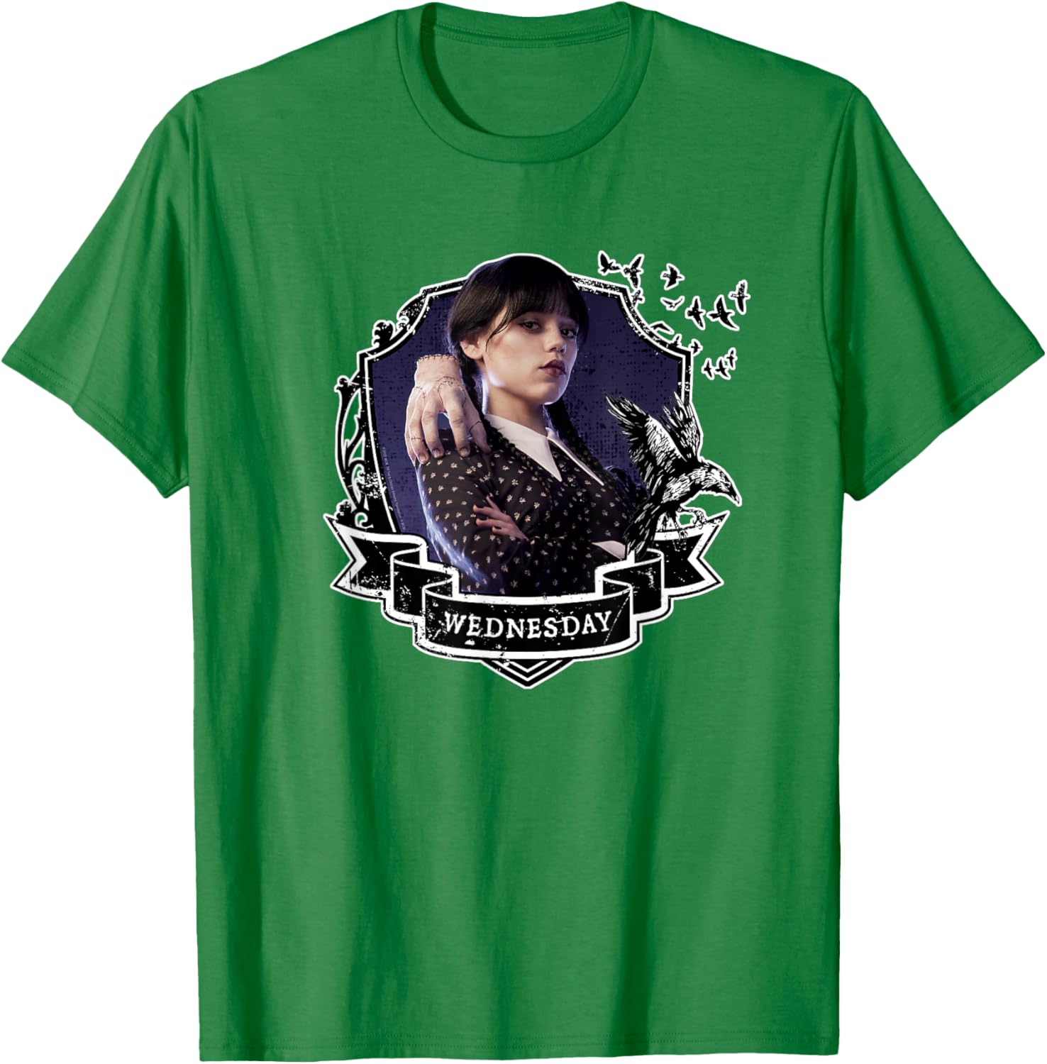 Wednesday Nevermore Graphic T-Shirt for Fans of Iconic Wednesday Style - 13