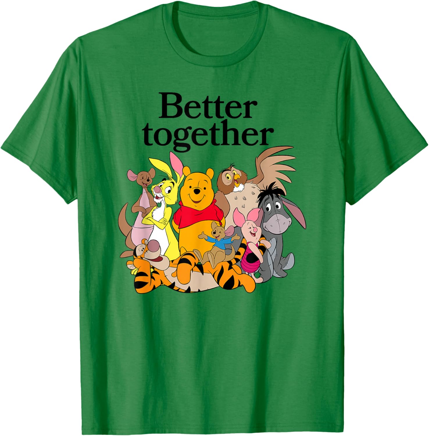 Winnie the Pooh Better Together Friends Group Shot T-Shirt for Fans - 7