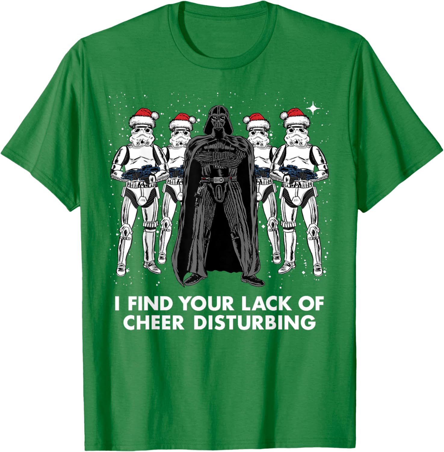 Star Wars Vader Trooper Christmas Cheer Graphic T-Shirt for Fans - 6