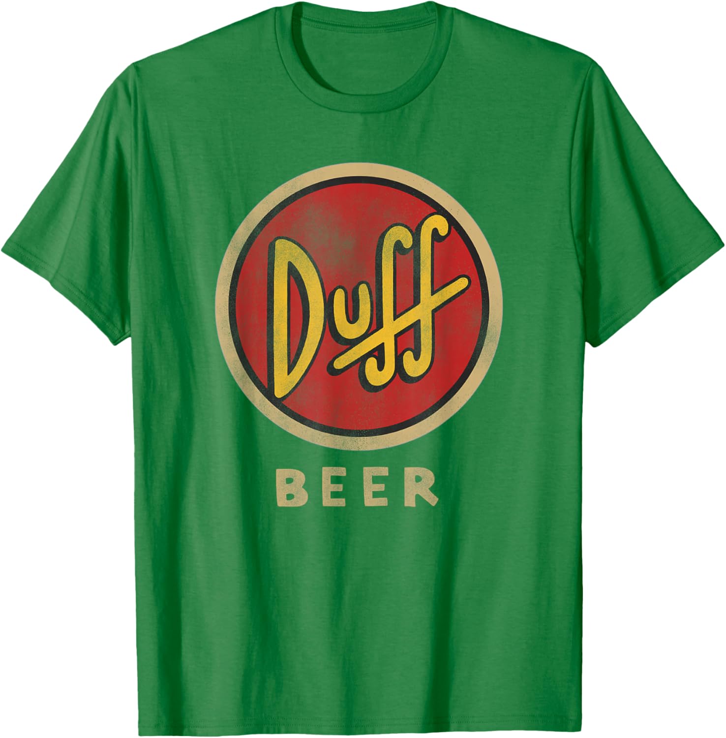 The Simpsons Duff Beer Circle Logo V2 T-Shirt for Fun Fans - 6