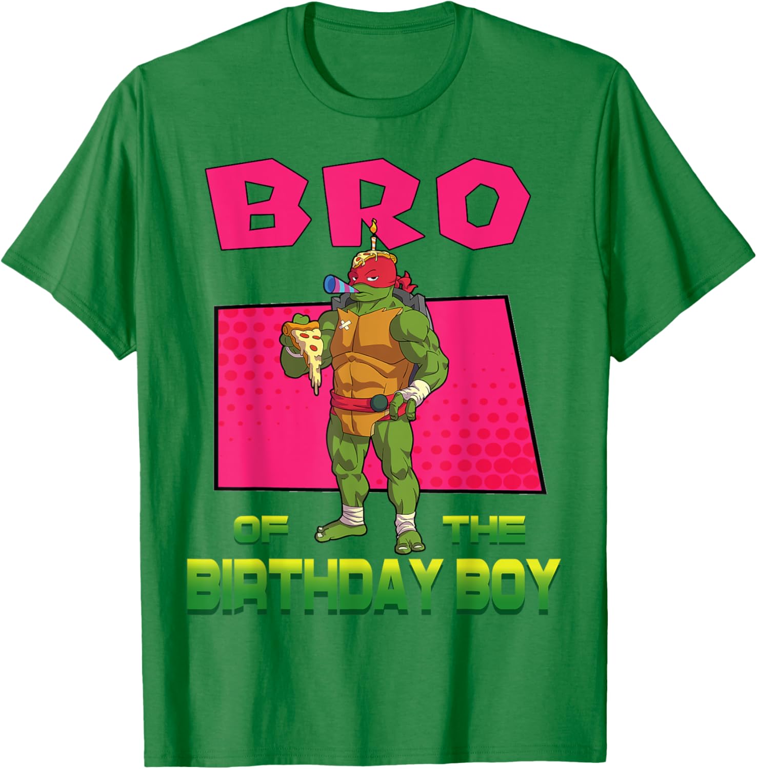 Mademark Teenage Mutant Ninja Turtles Raphael Pizza Party T-Shirt for Kids - 5