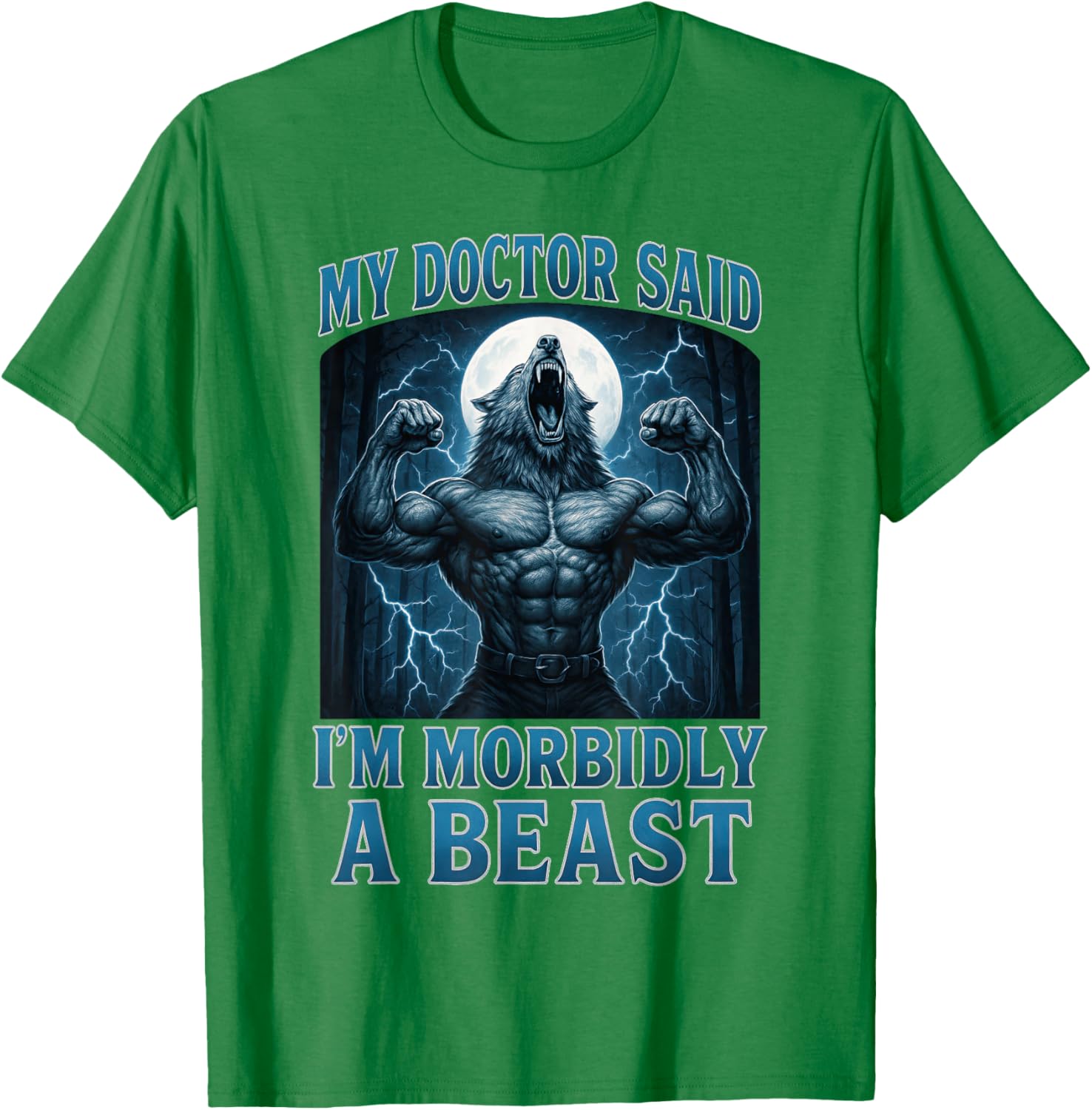 Funny Alpha Wolf Beast Meme Graphic Tee for Men, Women, and Teens - 16