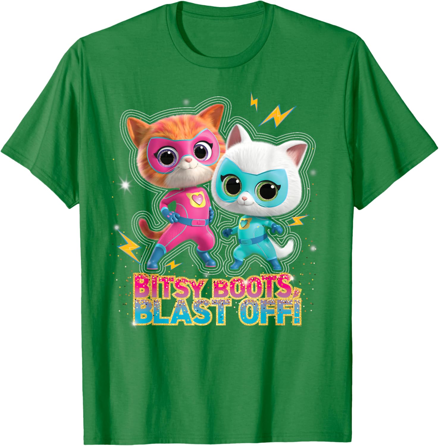Disney Junior SuperKitties Ginny and Bitsy Blast Off T-Shirt for Kids - 16