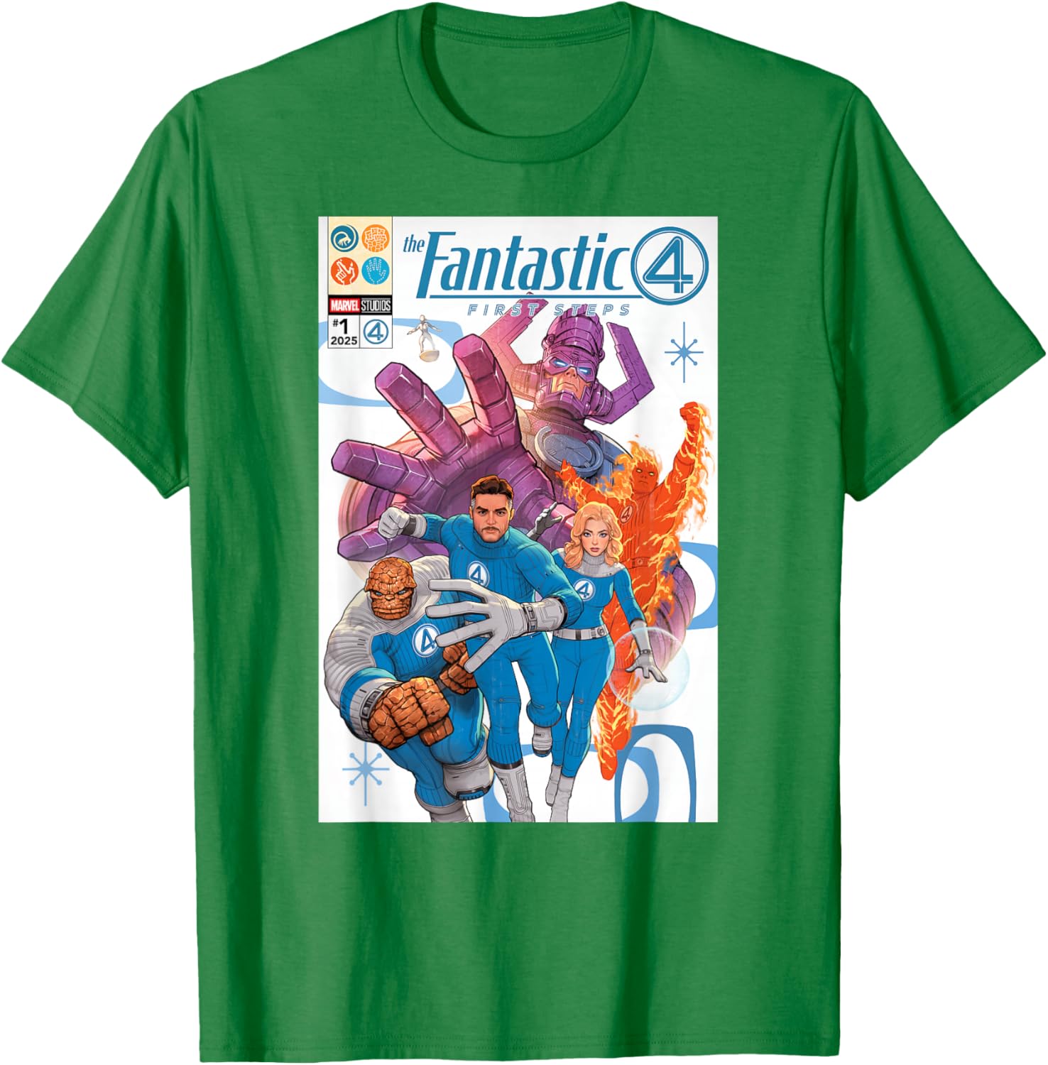 Marvel Fantastic Four Comic Book Cover Art T-Shirt for Fans and Collectors - 26