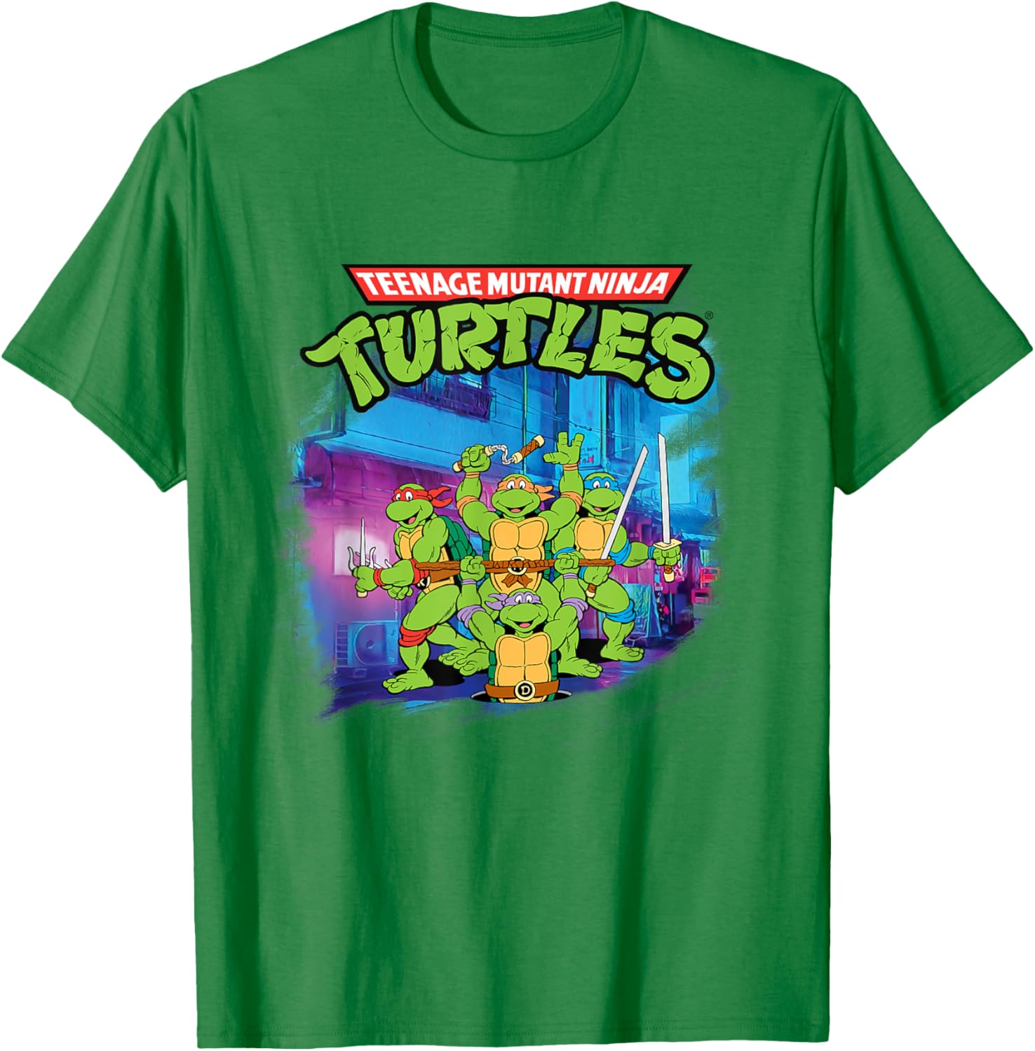 Mademark TMNT Classic Team T-Shirt for Fans of Teenage Mutant Ninja Turtles - 4