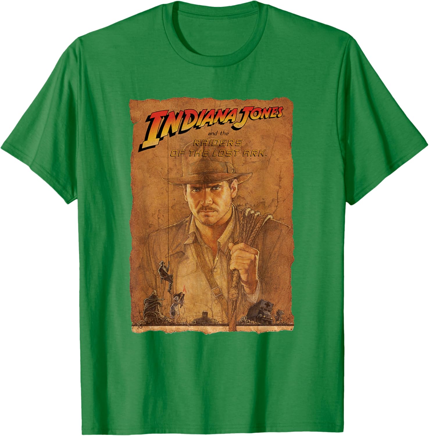 Indiana Jones Raiders of the Lost Ark Poster Art T-Shirt for Fans - 17