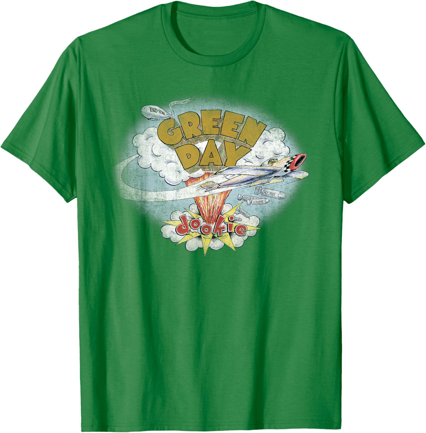 Green Day Fresh Dookie T-Shirt for Music Lovers - Stylish Casual Wear - 6