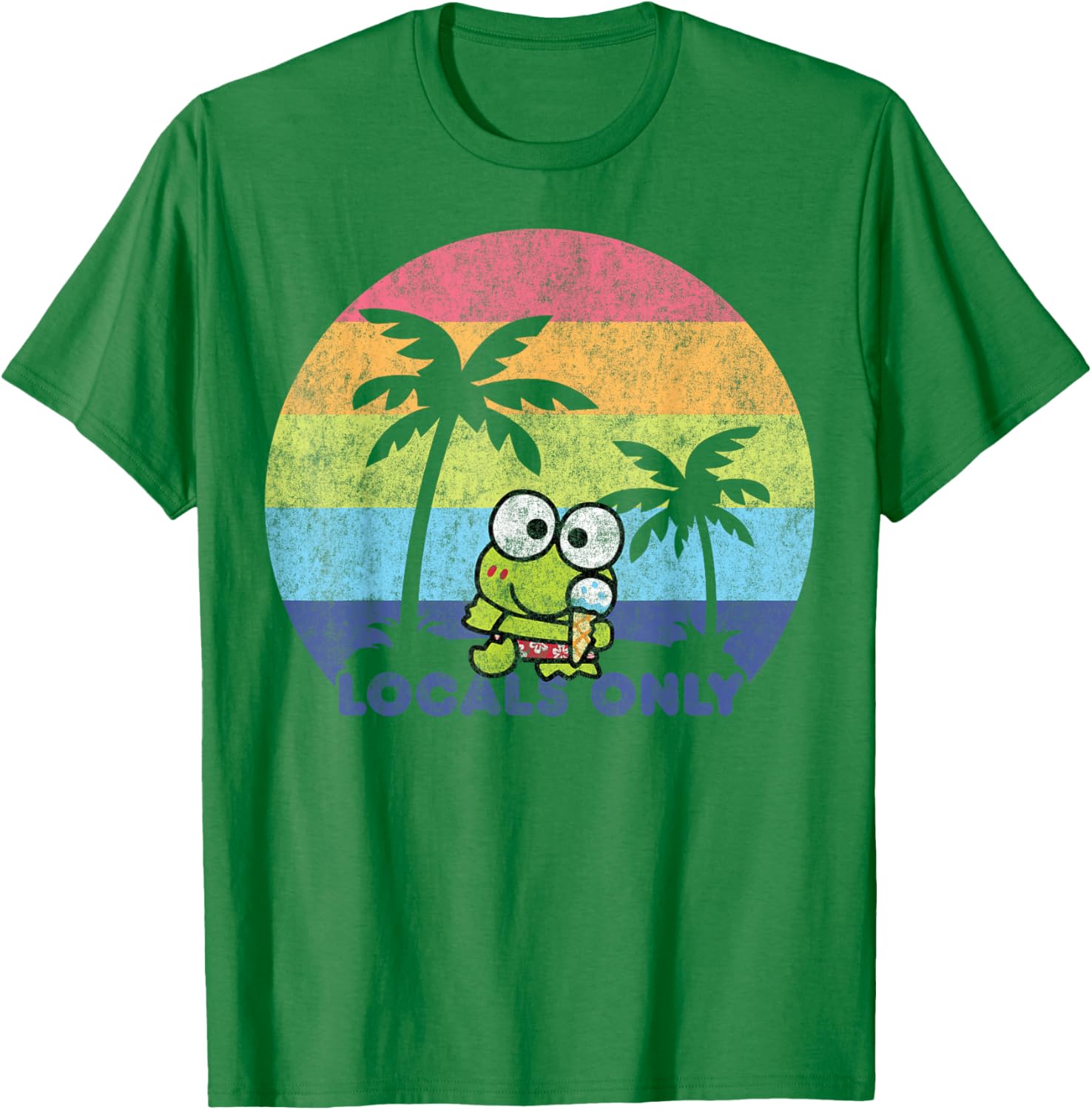 Keroppi Locals Only T-Shirt Fun Graphic Tee for Fashionable Fans - 10
