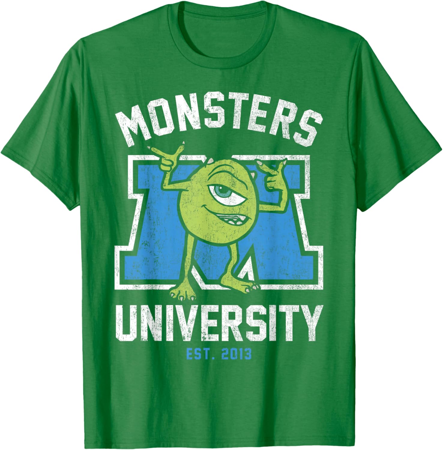 Disney Pixar Monsters University Mike Logo T-Shirt for Fans and Students - 6