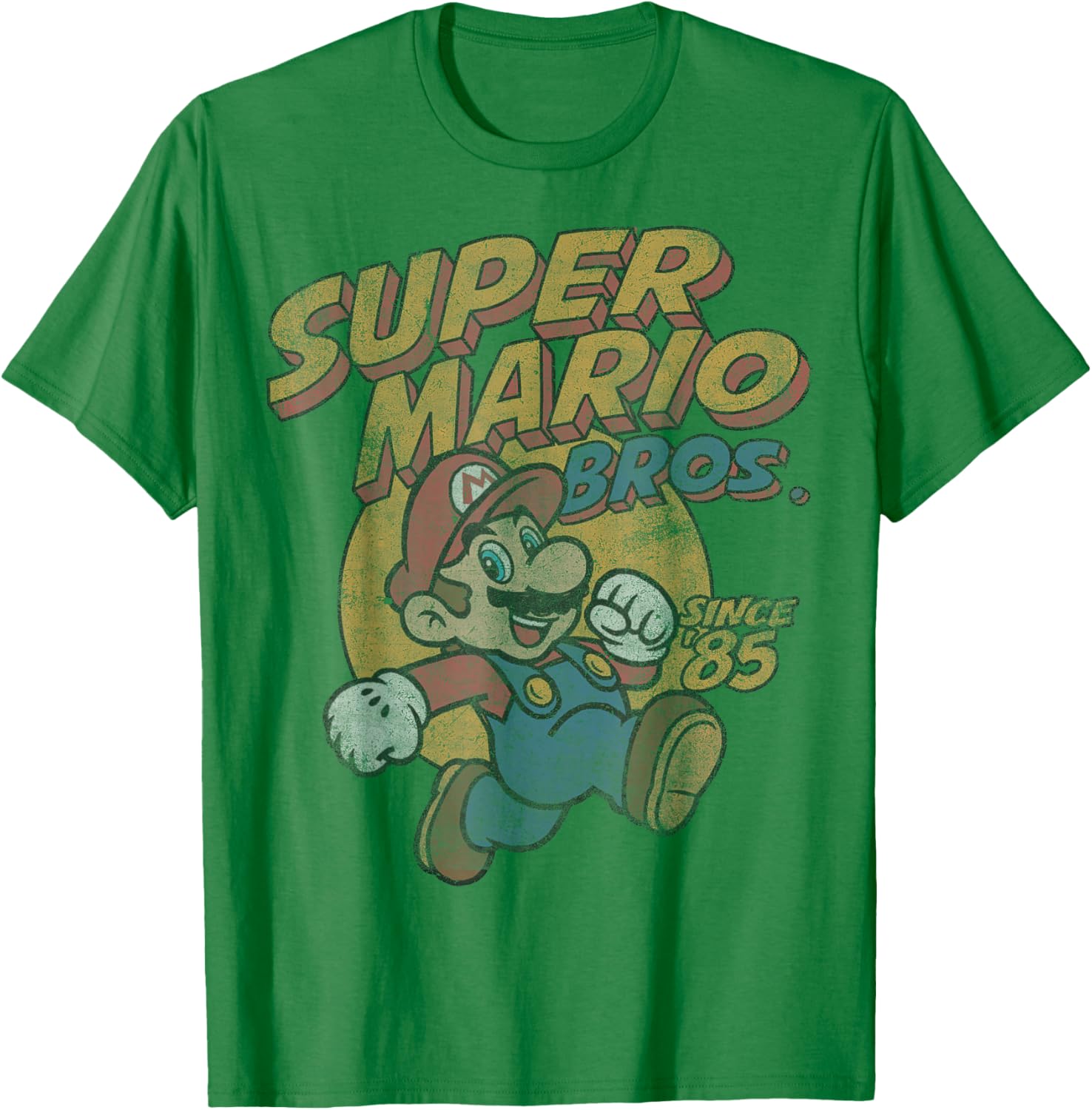 Super Mario Bros Since 85 Vintage Poster T-Shirt for Gaming Fans - 10