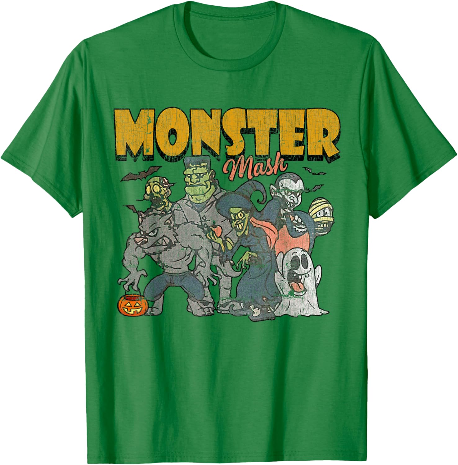 Funny Vintage Ghost Halloween T-Shirt - Monster Mash Design for Spooky Fun - 19