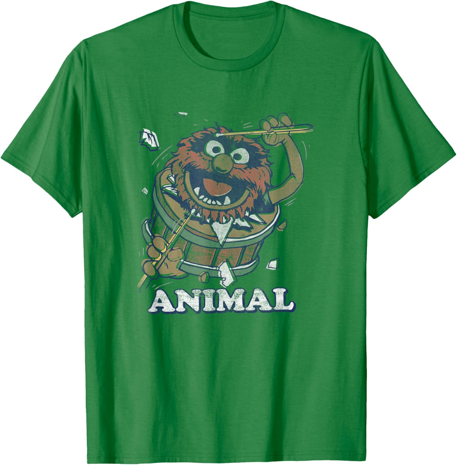 Vintage Disney Muppets Animal Drummer T-Shirt for Fans and Collectors - 8