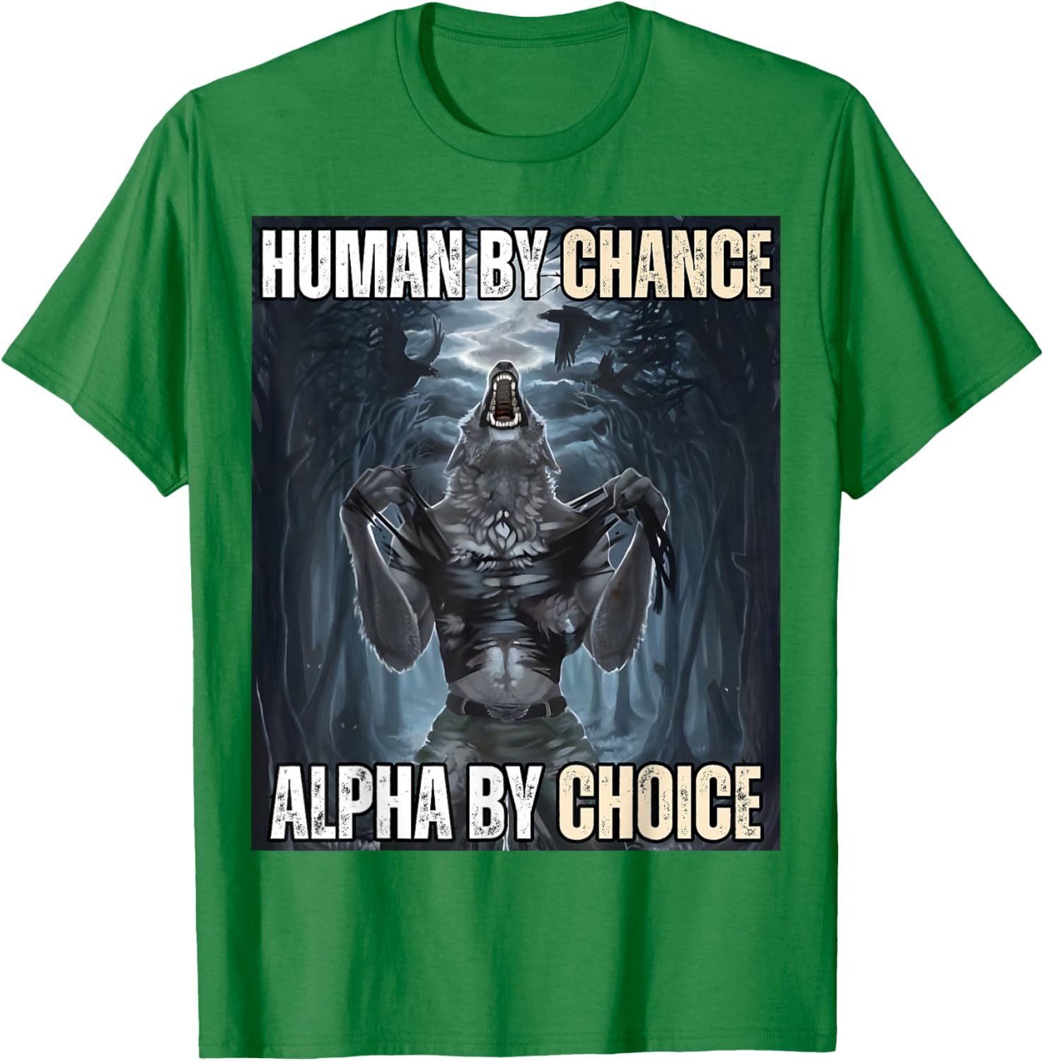 Funny Alpha Wolf Meme T-Shirt for Cool and Unique Style Fans - 16