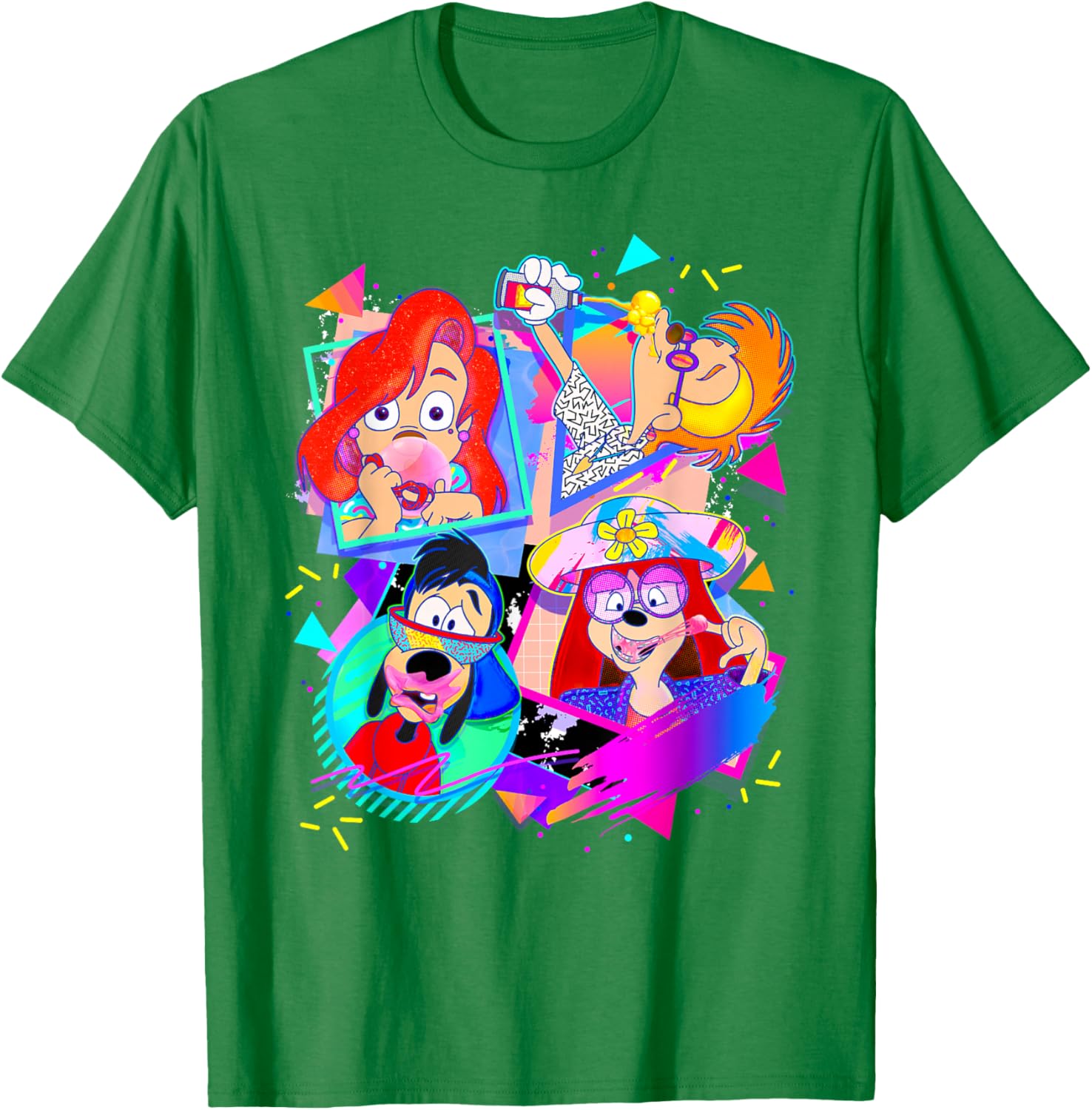 Disney A Goofy Movie Bubble Gum Retro T-Shirt for 90s Fans - 4