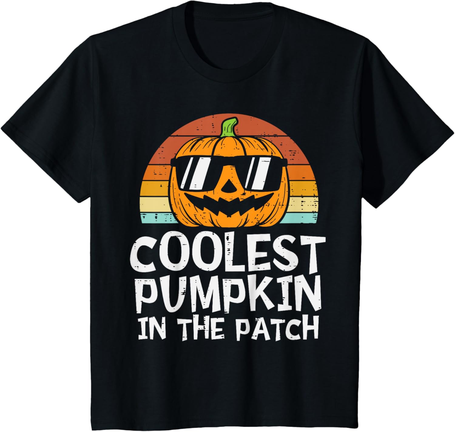 Coolest Pumpkin In The Patch Toddler Boys Halloween T-Shirt for Fun Celebrations - 1