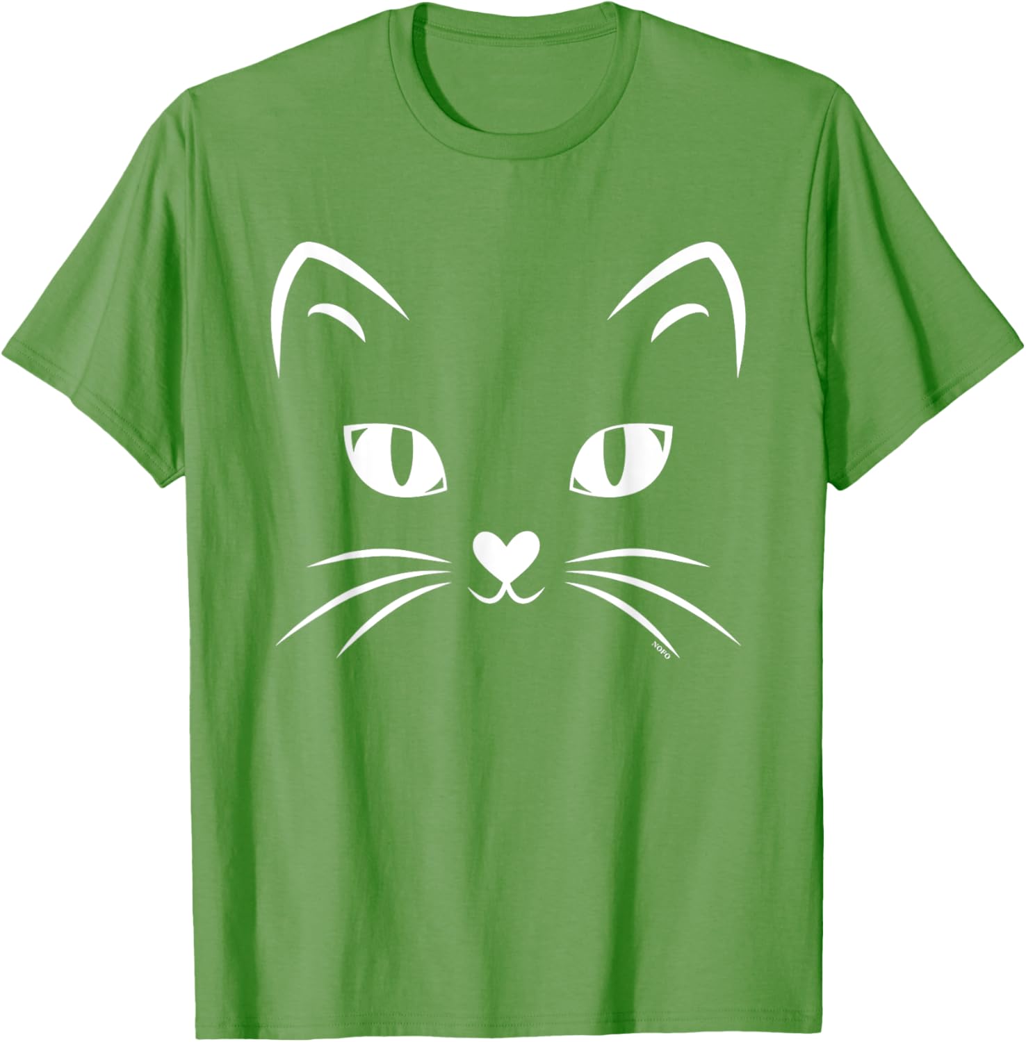Black Cat Face Halloween Costume T-Shirt for Cat Lovers and Parties - 11