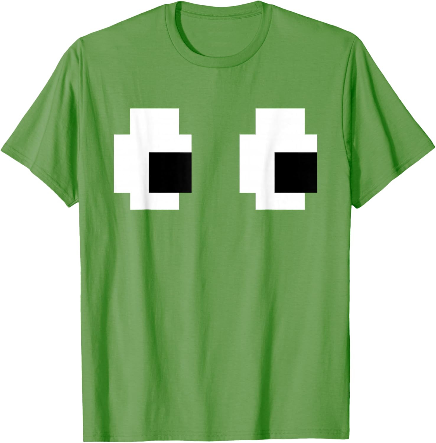 Retro Arcade Ghost Eyes Halloween T-Shirt for Fun Group Costumes - 4