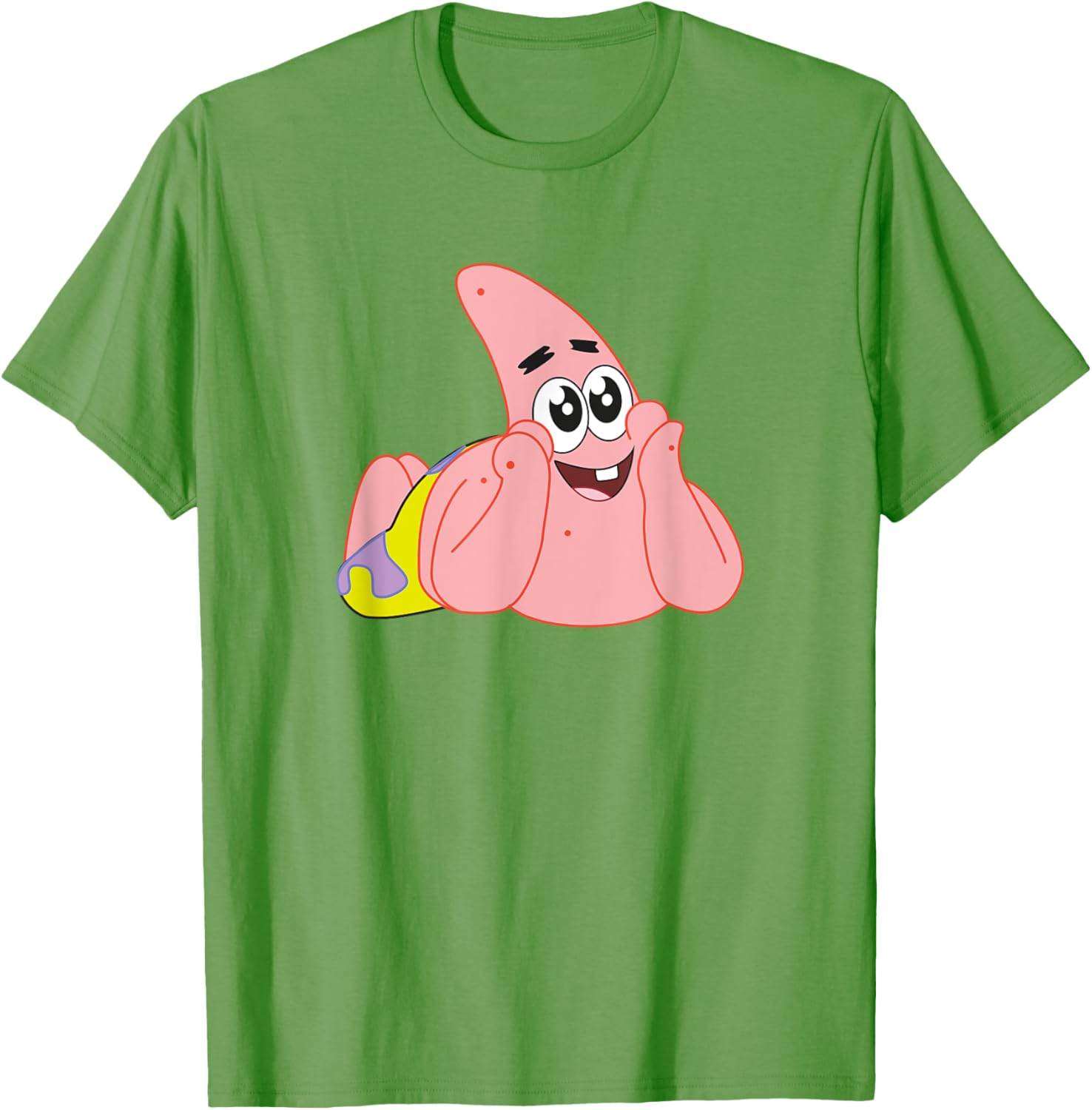Mademark x SpongeBob Patrick Star Feelin Cute T-Shirt for Fun Style - 4