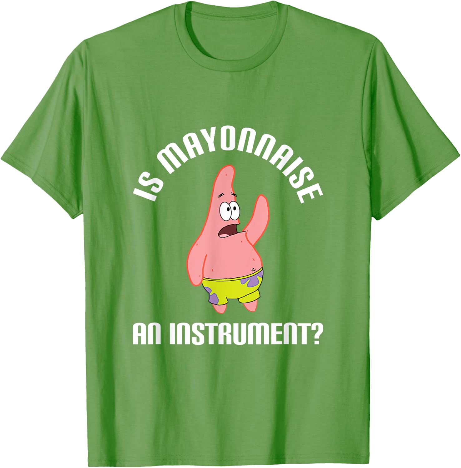 Mademark SpongeBob SquarePants Mayonnaise Instrument T-Shirt for Fans - 14