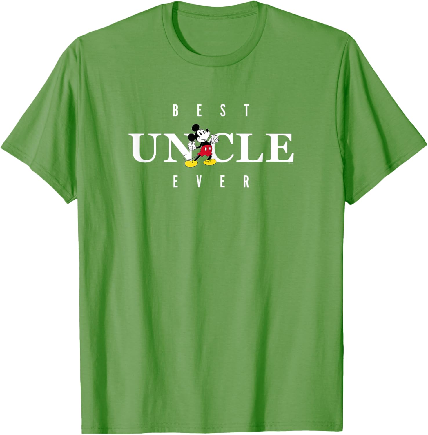 Disney Mickey Mouse Best Uncle Ever T-Shirt for Father's Day Gifts - 6