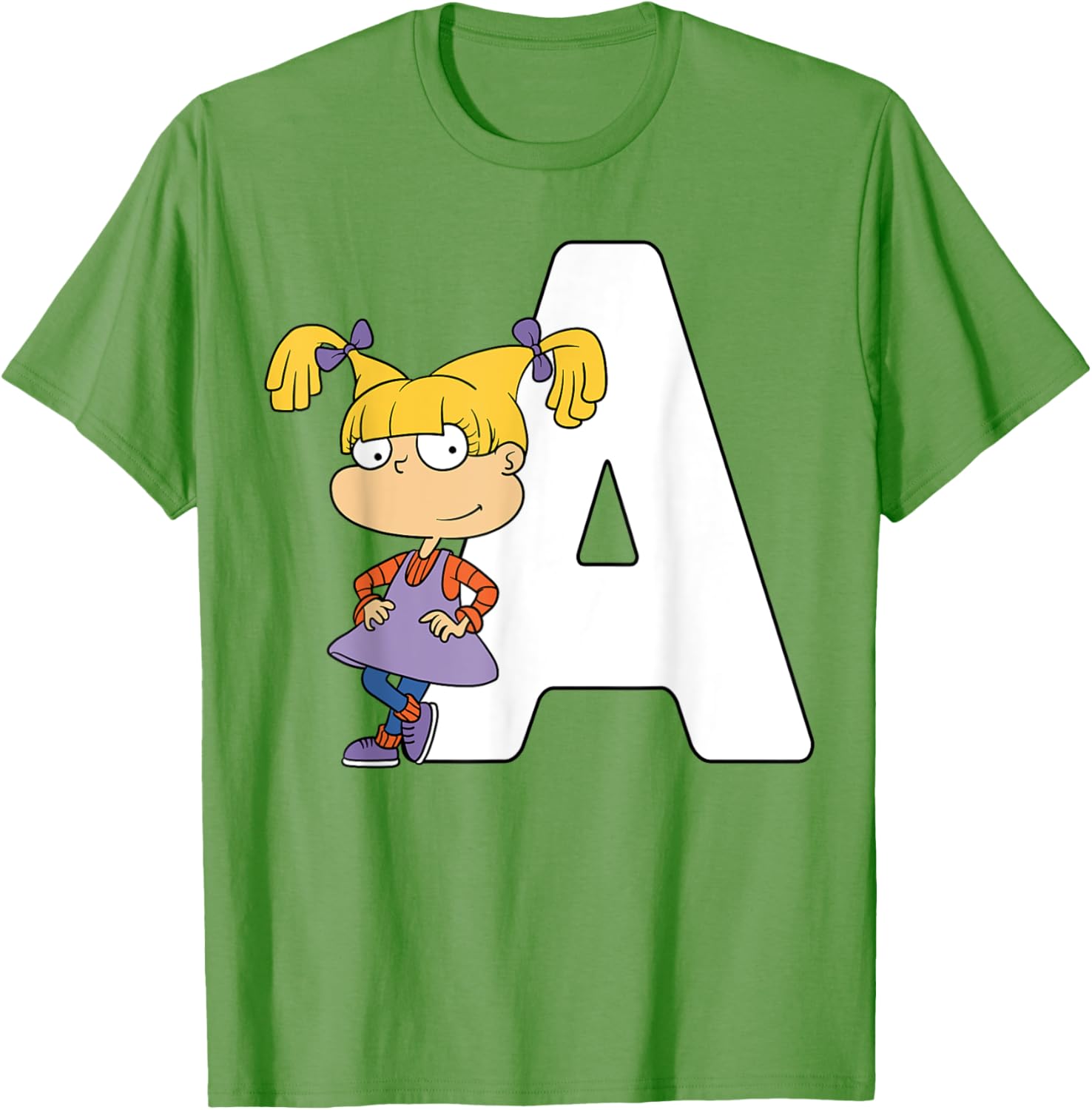 Mademark x Rugrats Angelica Pickles The Girl with an A T-Shirt for Fans - 14