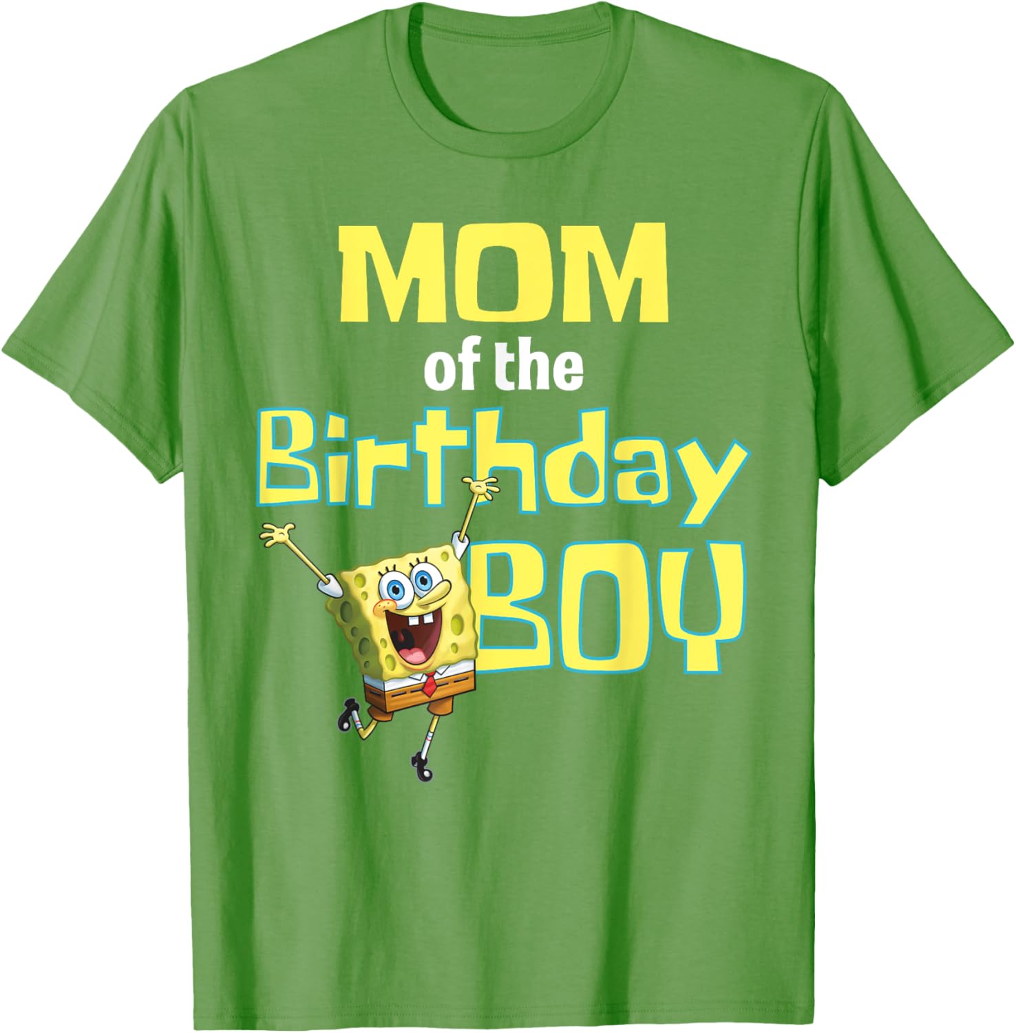 SpongeBob SquarePants Mom Of The Birthday Boy T-Shirt Perfect Gift - 11